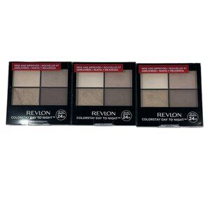 Revlon Colorstay Day To Night 24 hr Eyeshadow Palette 500 Addictive .16 oz 3PK